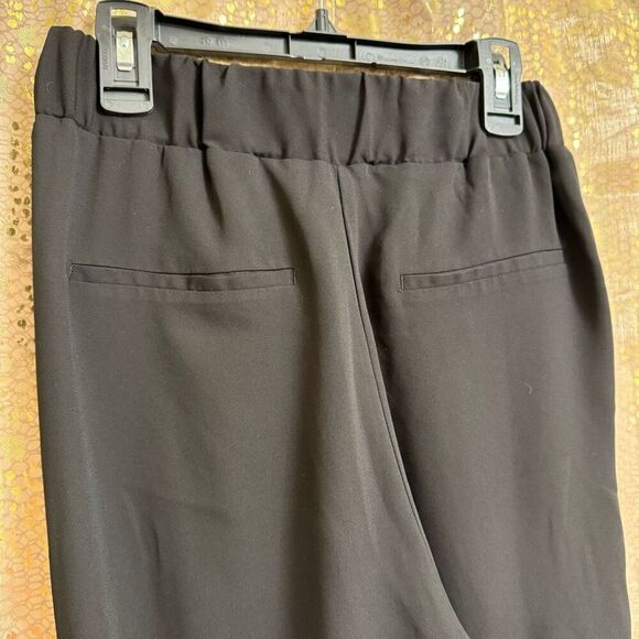 Aritzia Babaton Black Dress Work Pants Tailored Pull On Joggers XXS - Picture 7 of 7